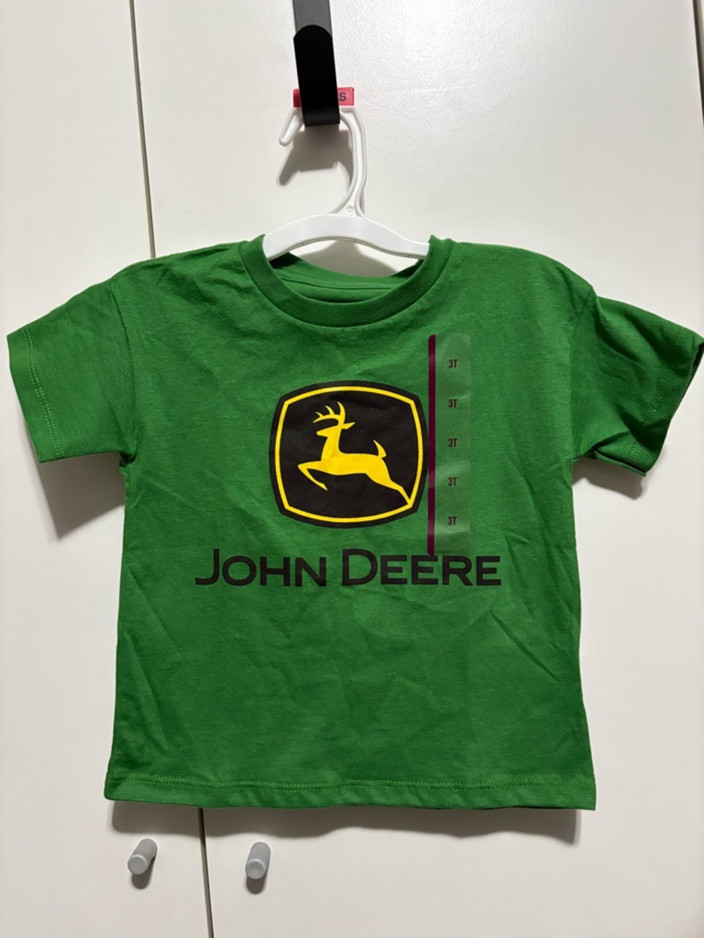 Toddler’s John Deere Green Tee with Yellow & Black Logo - Short Sleeve